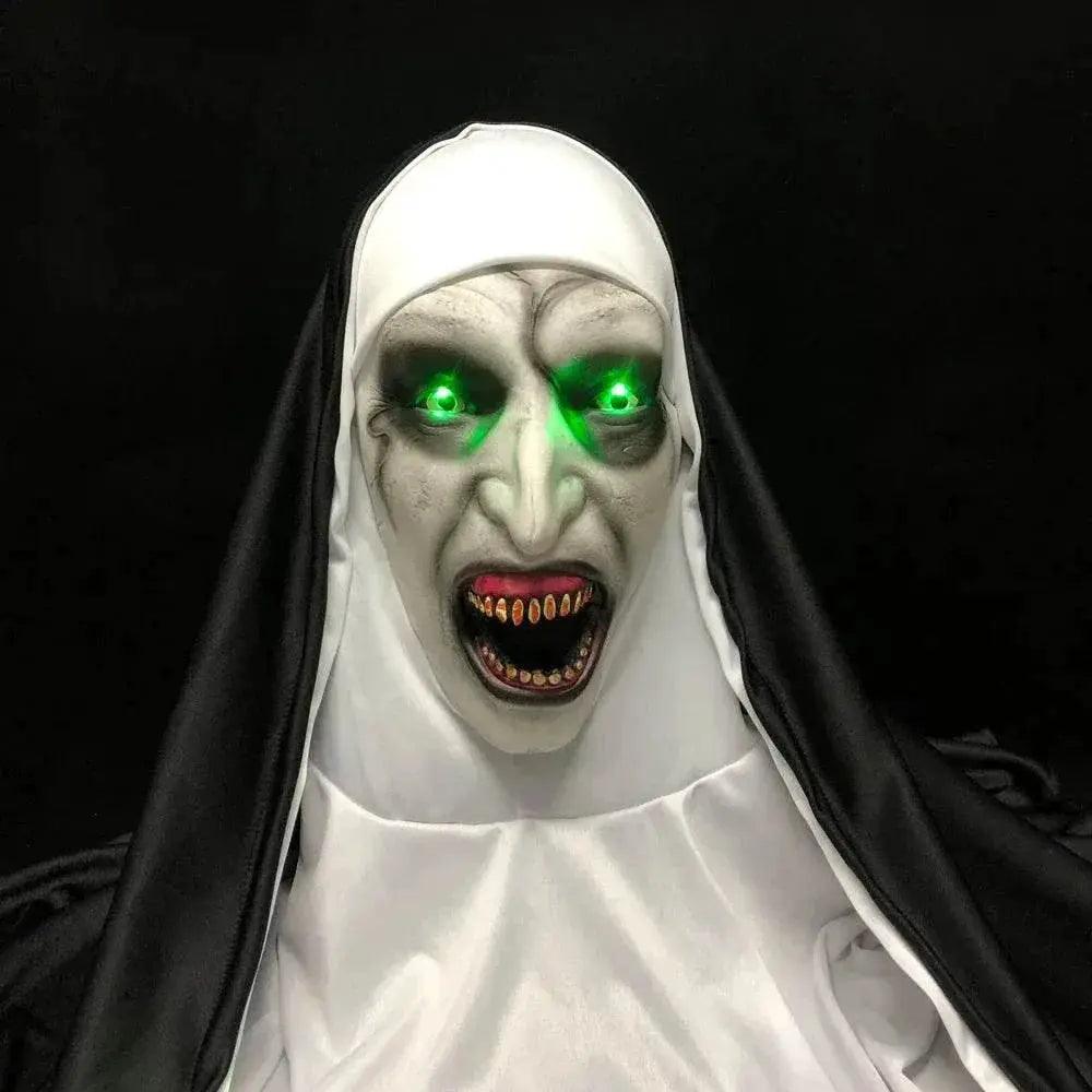  Deluxe Led Light Nun Mask Cosplay Mask Toyland EU -  ToylandEU™