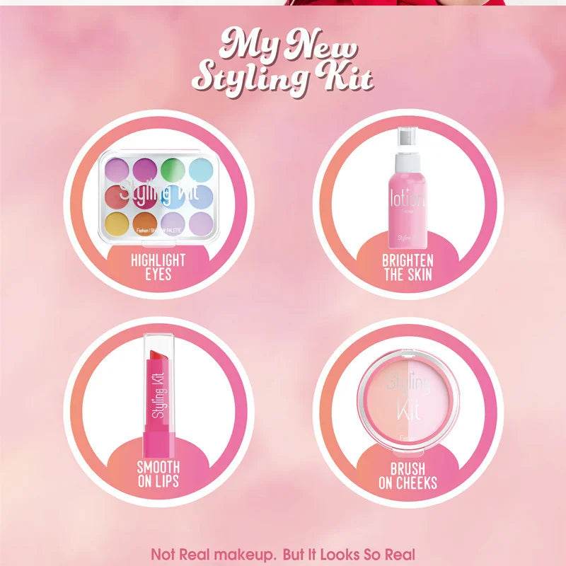 Deluxe Makeup Toy Set for Girls Featuring Vibrant Lipstick and Eyeshadow for Creative Play and Birthday Gifts - ToylandEU