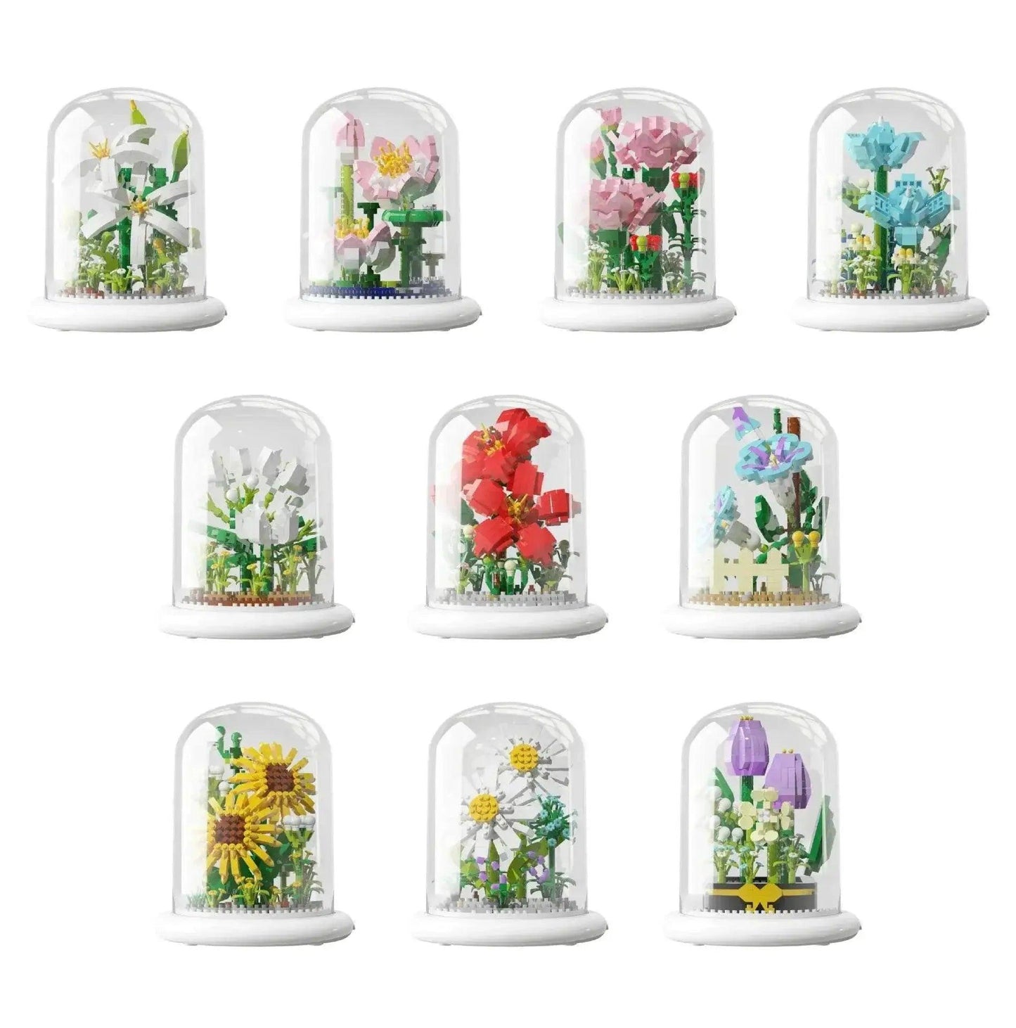  Deluxe Micro Block Flower Bouquet Desktop Toyland EU -  ToylandEU™
