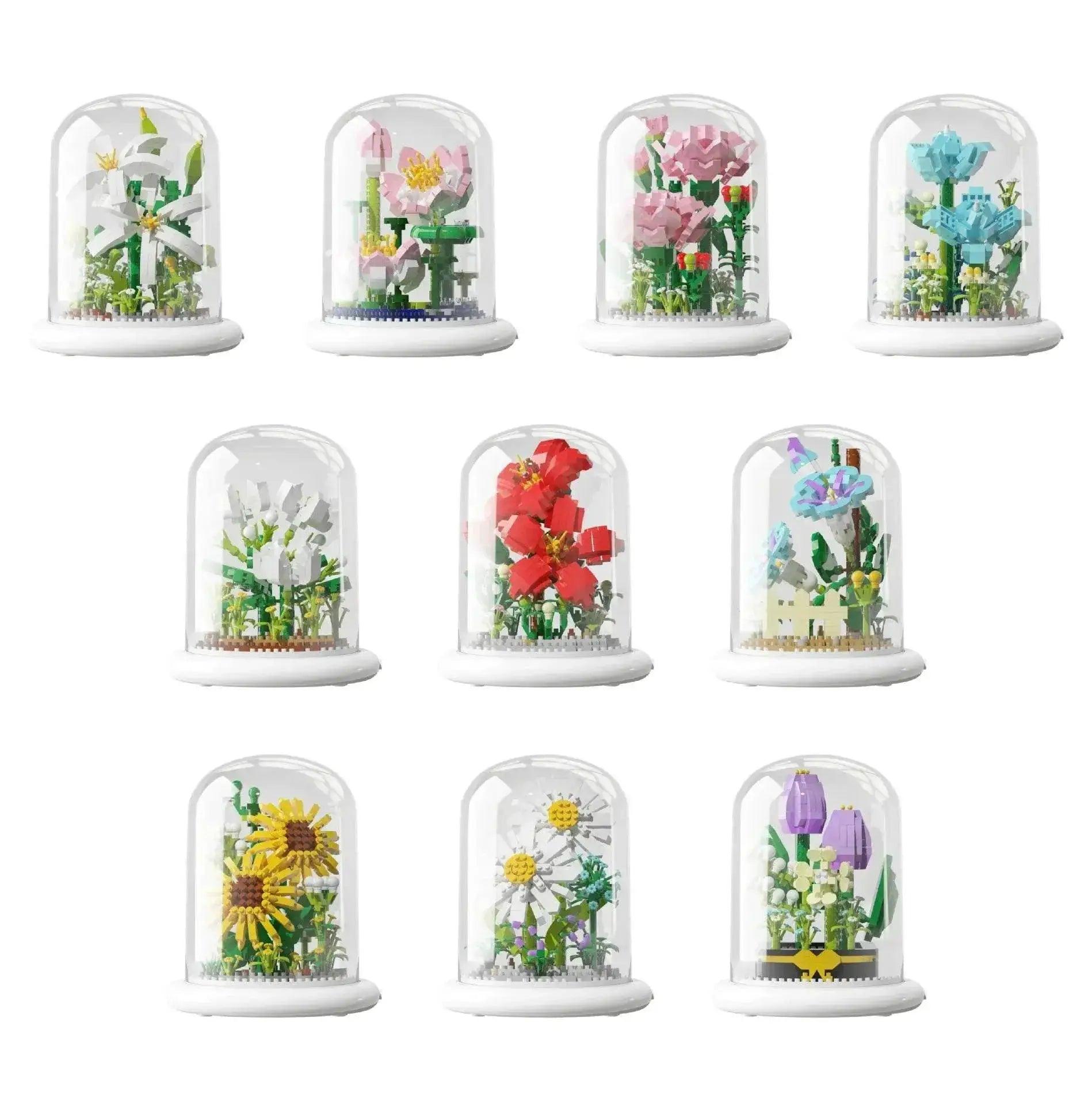  Deluxe Micro Block Flower Bouquet Desktop Toyland EU -  ToylandEU™