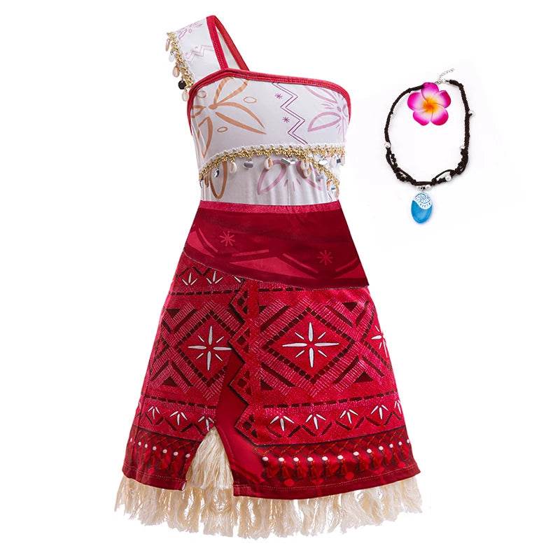 Deluxe Moana Costume Movie Theme For Girls Halloween - ToylandEU