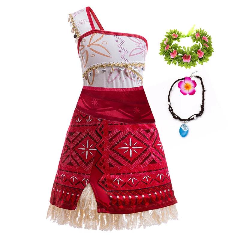 Deluxe Moana Costume Movie Theme For Girls Halloween - ToylandEU