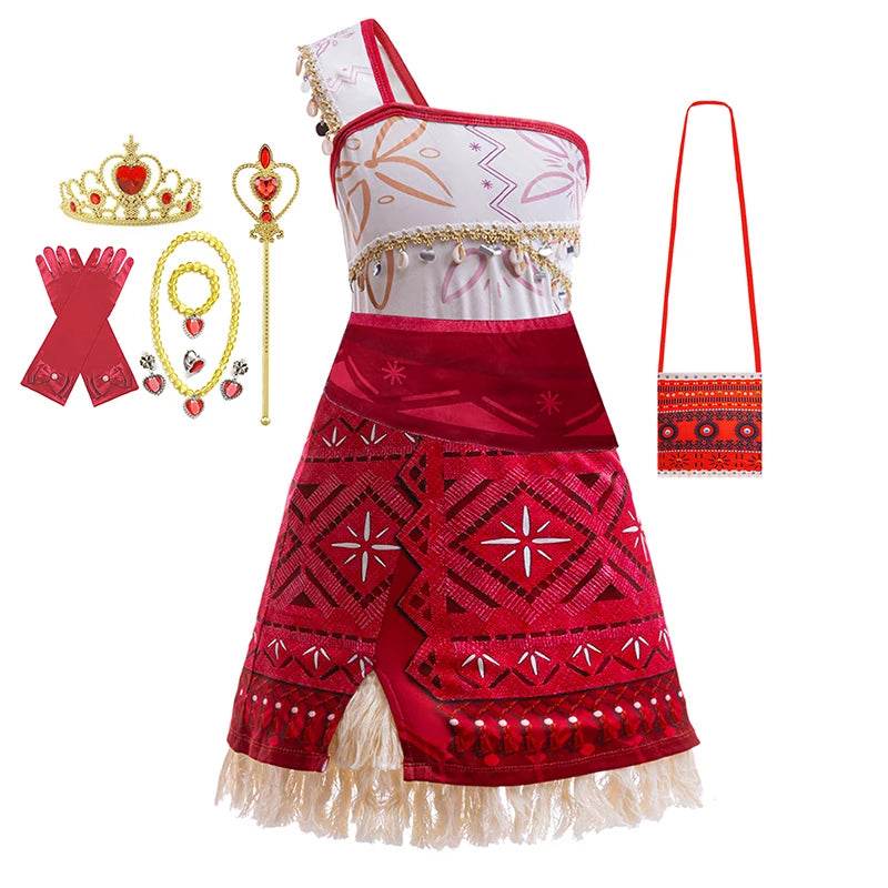 Deluxe Moana Costume Movie Theme For Girls Halloween - ToylandEU