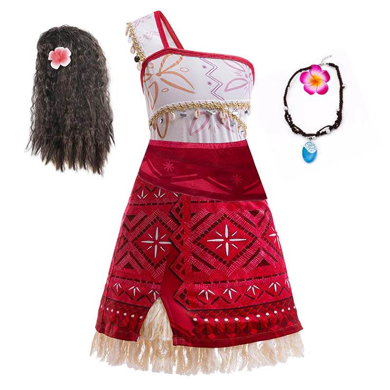 Deluxe Moana Costume Movie Theme For Girls Halloween - ToylandEU