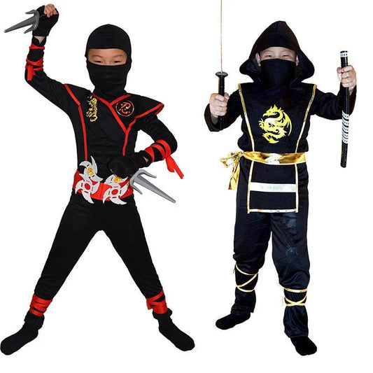 Deluxe Ninja Costume With Weapon Accessories For Boys - ToylandEU