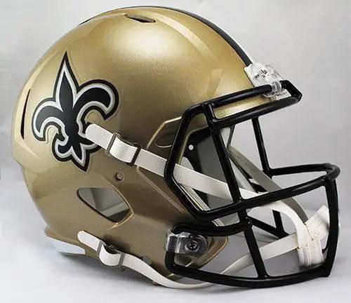  New Orleans Saints Deluxe Replica Speed Helmet Display -  ToylandEU™