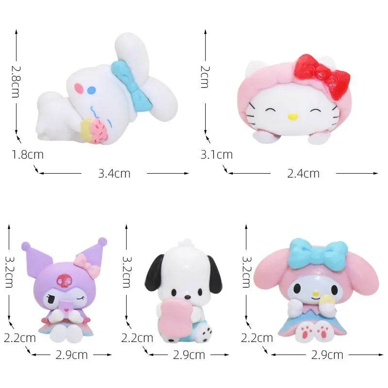 Deluxe Sanrio Figure Set Five Piece Multi Character For Fans - ToylandEU