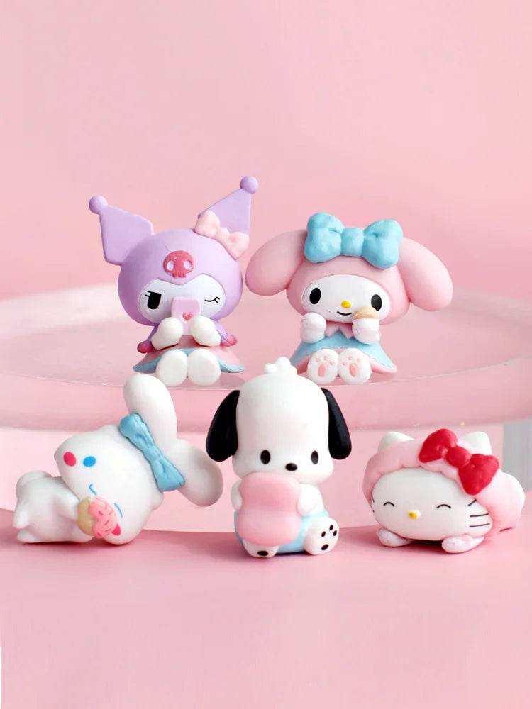 Deluxe Sanrio Figure Set Five Piece Multi Character For Fans - ToylandEU