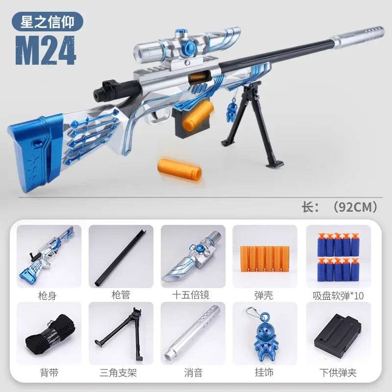 Deluxe Toy Sniper Rifle Gift Box Included Ages 14 Plus - ToylandEU