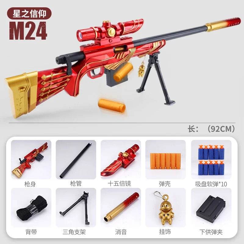 Deluxe Toy Sniper Rifle Gift Box Included Ages 14 Plus - ToylandEU