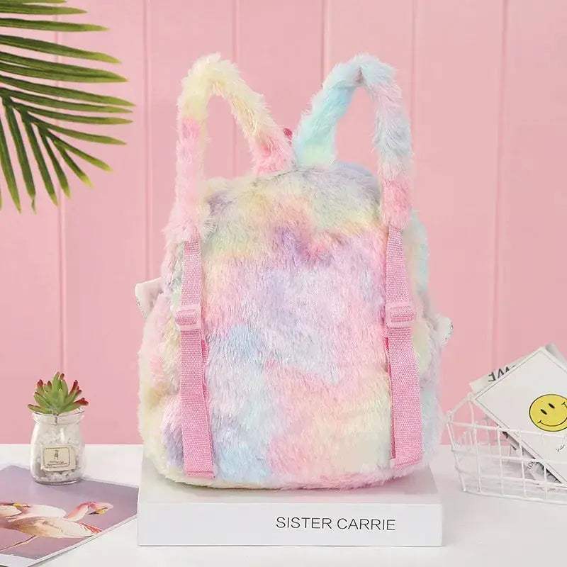  Deluxe Unicorn Backpack 3D Fur Design Toyland EU -  ToylandEU™