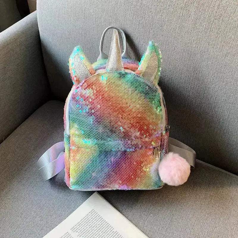 Deluxe Unicorn Backpack 3D Fur Design Toyland EU -  ToylandEU™