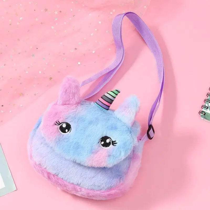  Deluxe Unicorn Backpack 3D Fur Design Toyland EU -  ToylandEU™