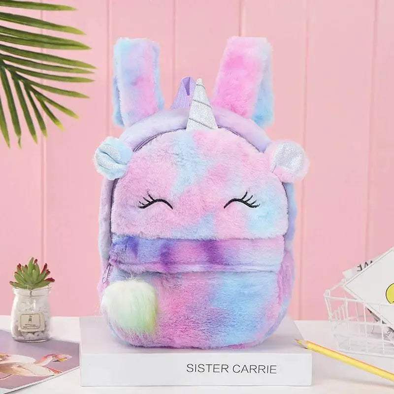  Deluxe Unicorn Backpack 3D Fur Design Toyland EU -  ToylandEU™