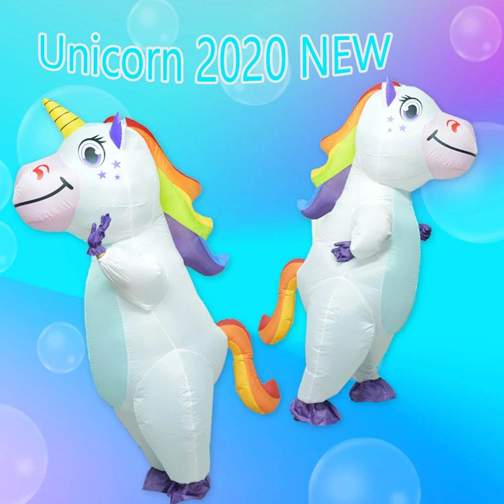 Deluxe Unicorn Costume Inflatable For Adults And Kids Party - ToylandEU