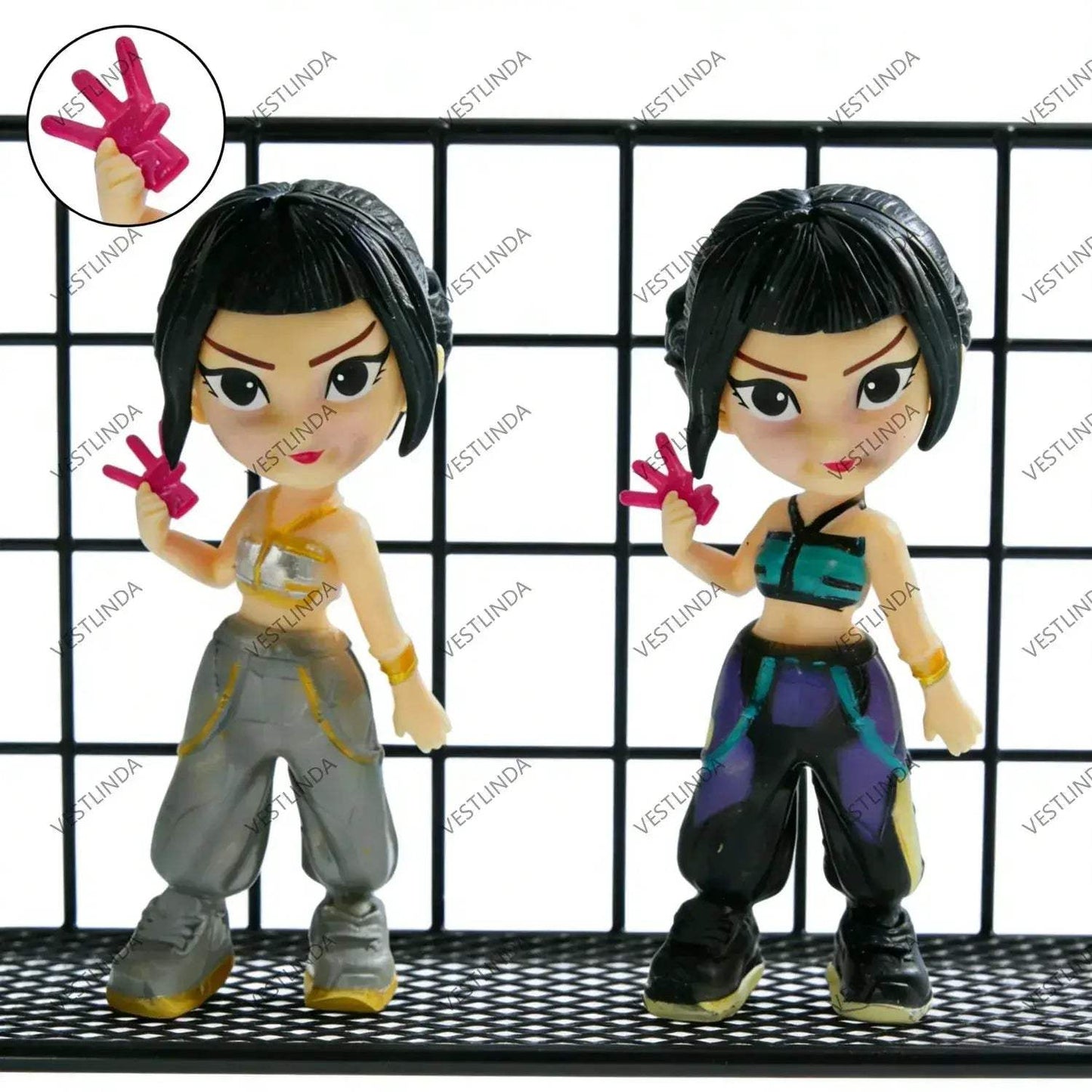 Demon Hunter Action Figures Anime Collectibles Set Rumi Mira Zoey - ToylandEU