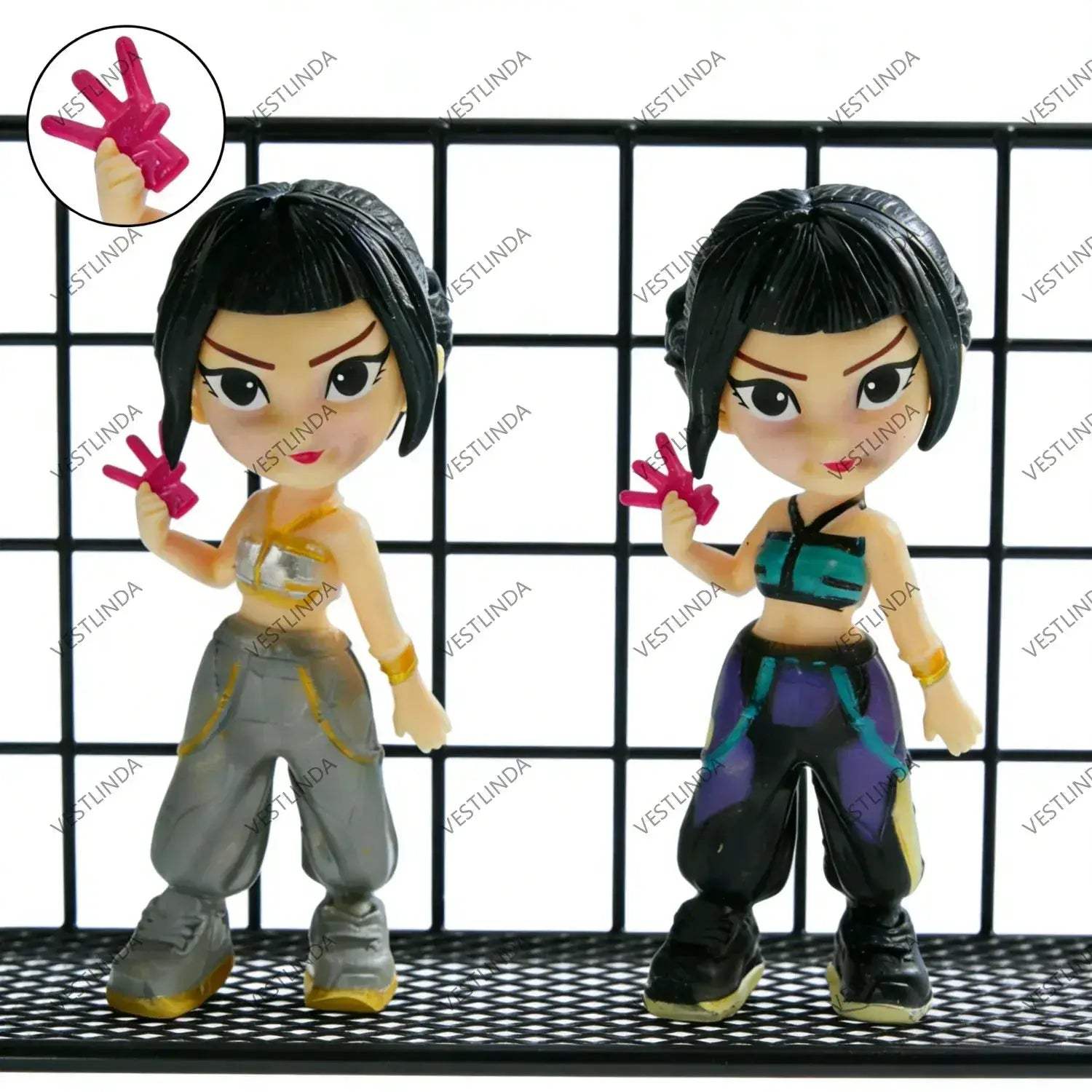 Demon Hunter Action Figures Anime Collectibles Set Rumi Mira Zoey - ToylandEU