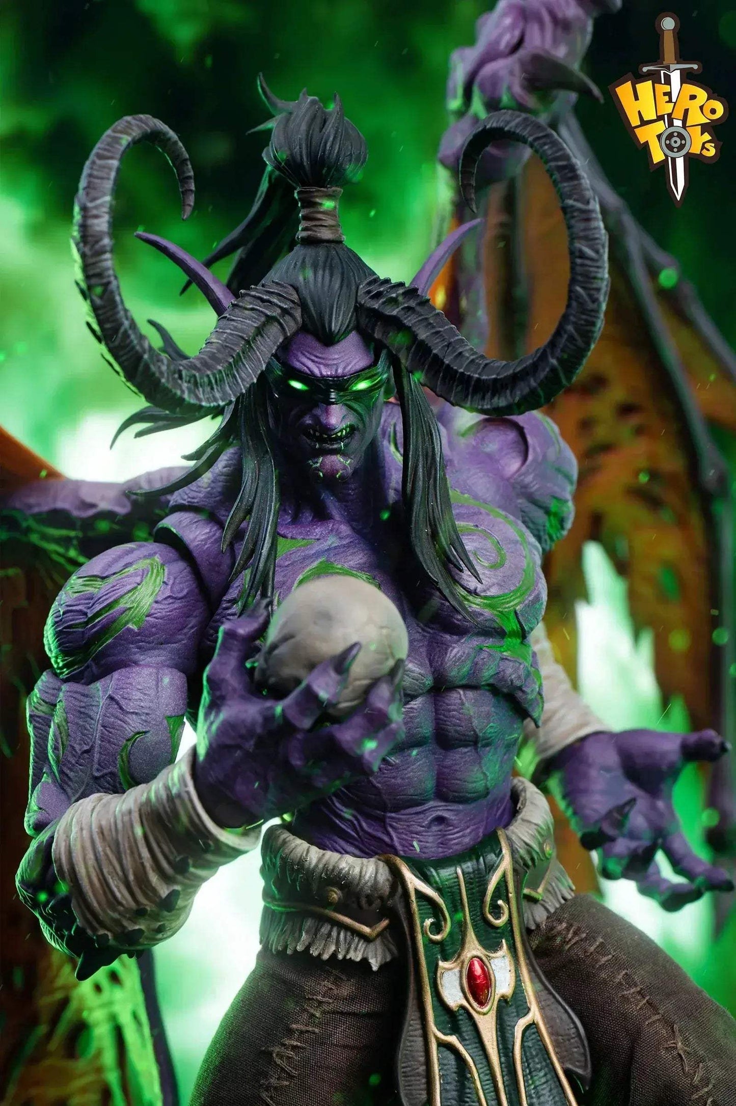 Demon Hunter Illidan 1 Tenth Scale Action Figure Collectible - ToylandEU