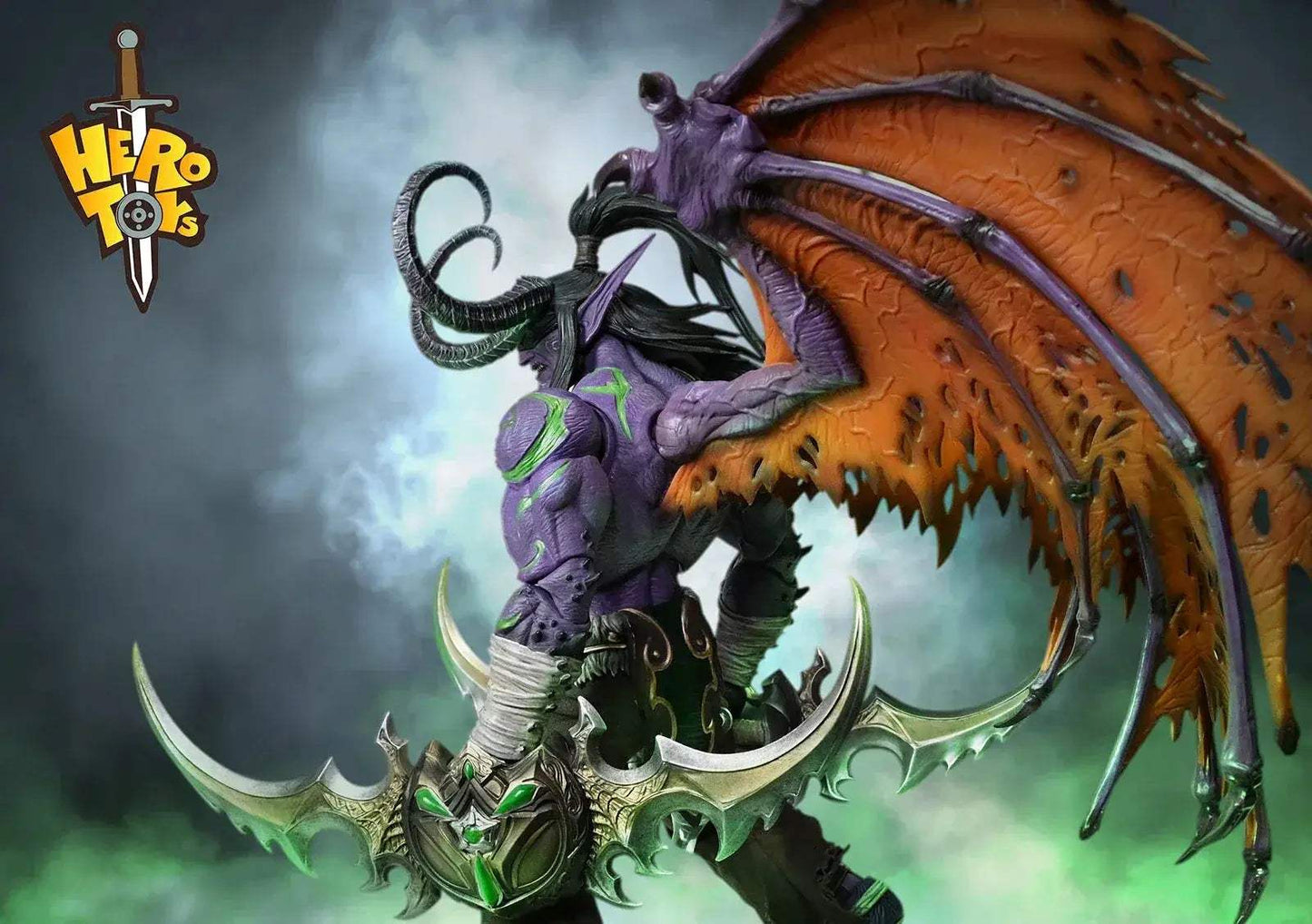 Demon Hunter Illidan 1 Tenth Scale Action Figure Collectible - ToylandEU