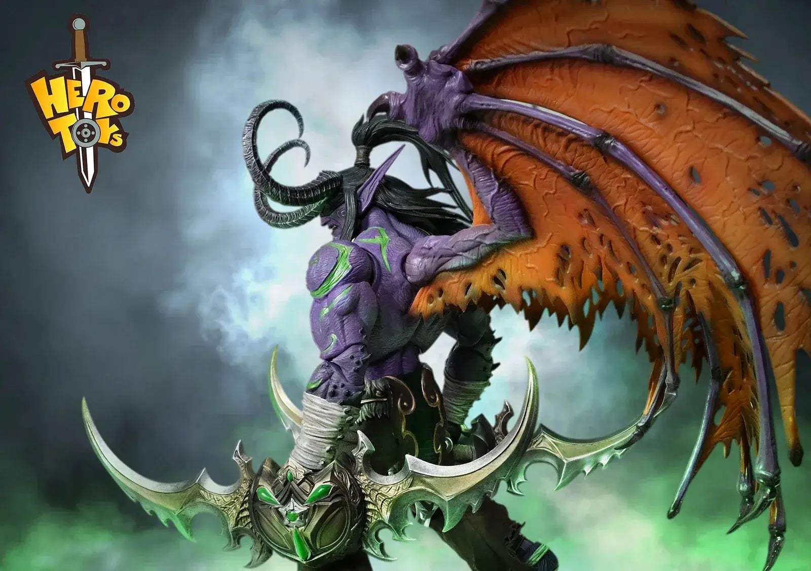 Demon Hunter Illidan 1 Tenth Scale Action Figure Collectible - ToylandEU