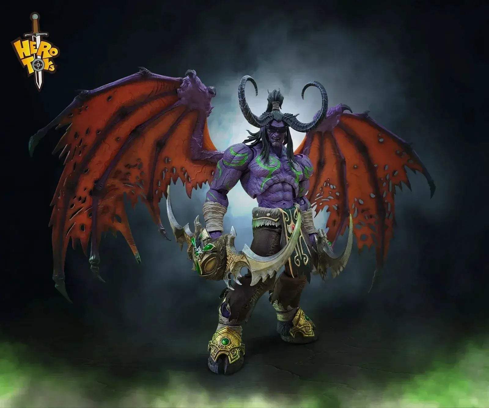 Demon Hunter Illidan 1 Tenth Scale Action Figure Collectible - ToylandEU