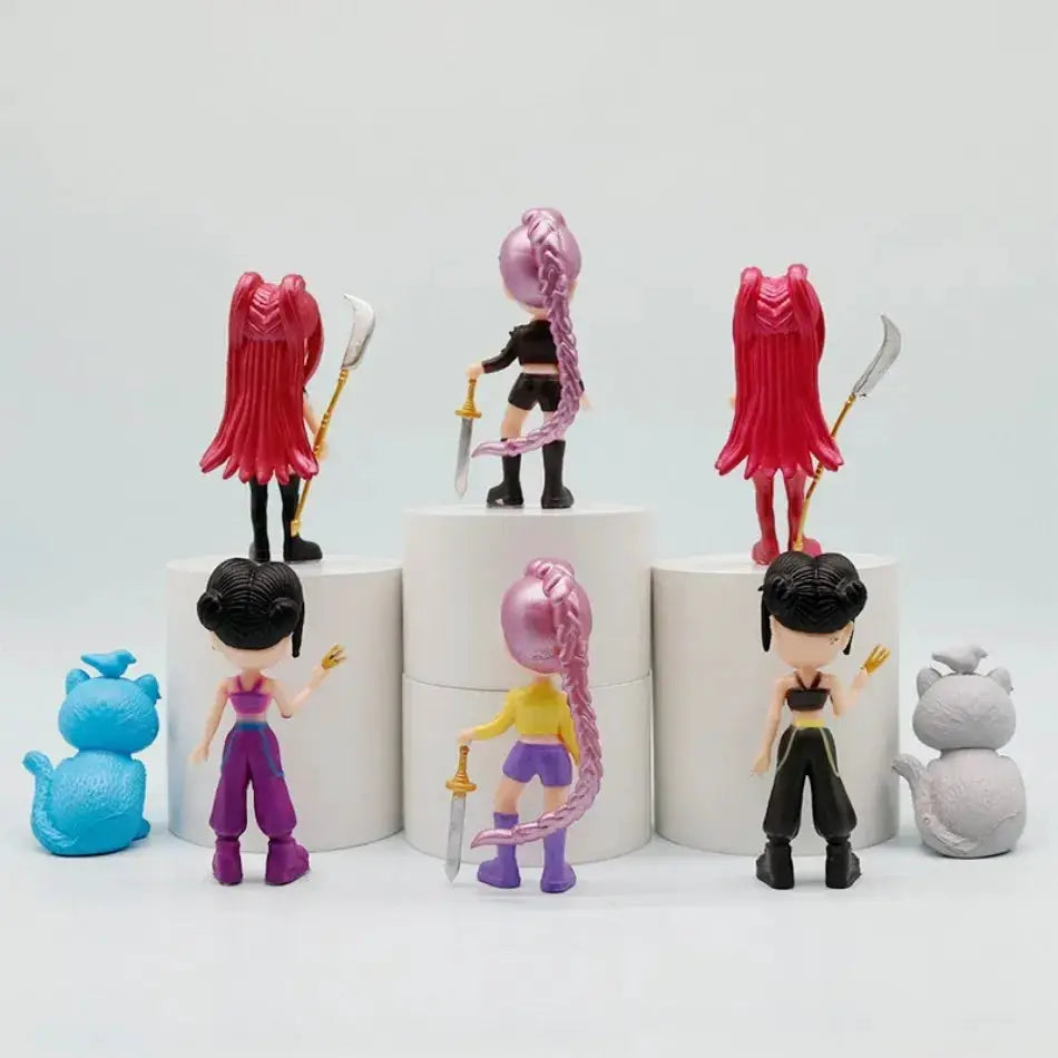 Demon Hunters Action Figure Collectible PVC Desk Decor - ToylandEU