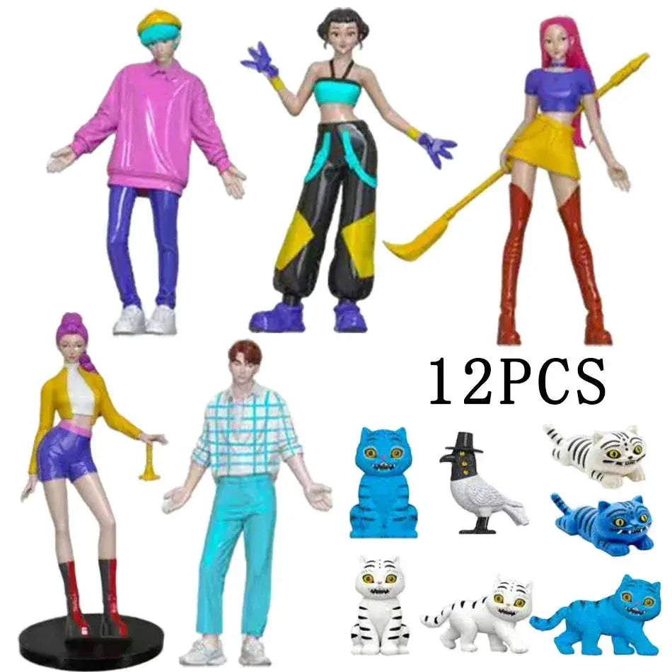 Demon Hunters Action Figure Collectible PVC Desk Decor - ToylandEU