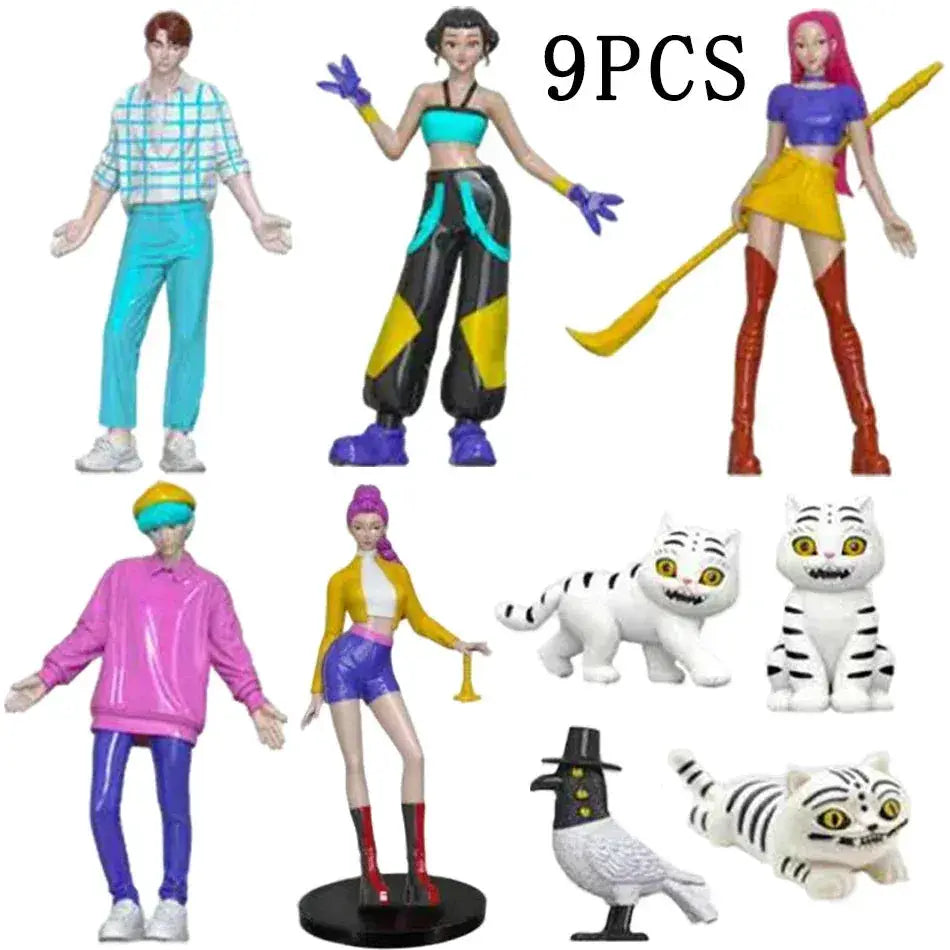 Demon Hunters Action Figure Collectible PVC Desk Decor - ToylandEU
