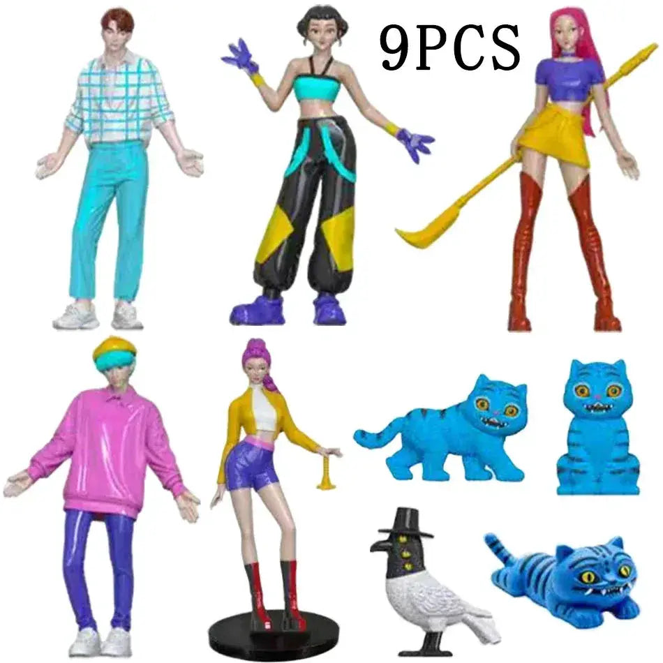 Demon Hunters Action Figure Collectible PVC Desk Decor - ToylandEU