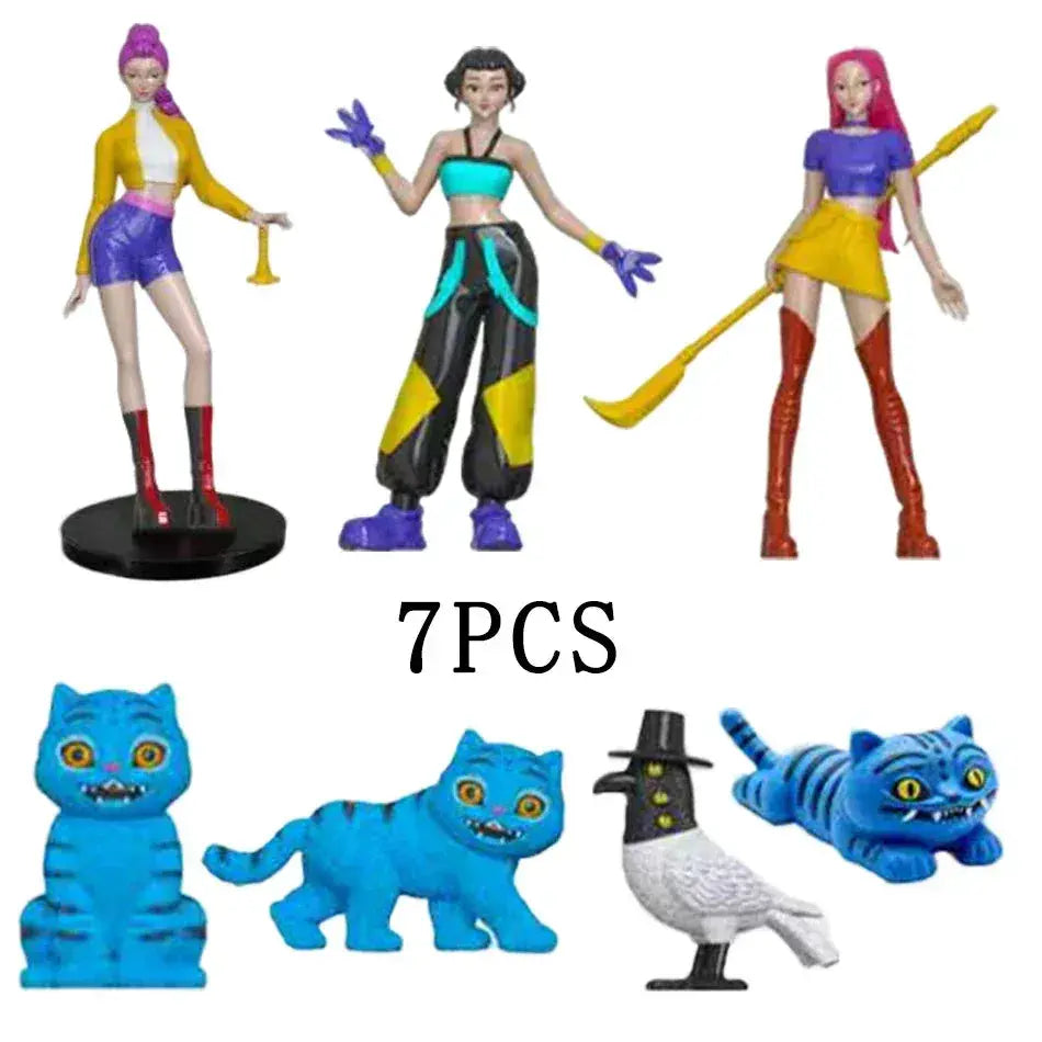 Demon Hunters Action Figure Collectible PVC Desk Decor - ToylandEU