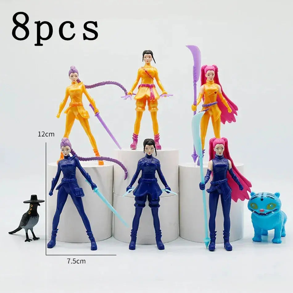 Demon Hunters Action Figure Collectible PVC Desk Decor - ToylandEU