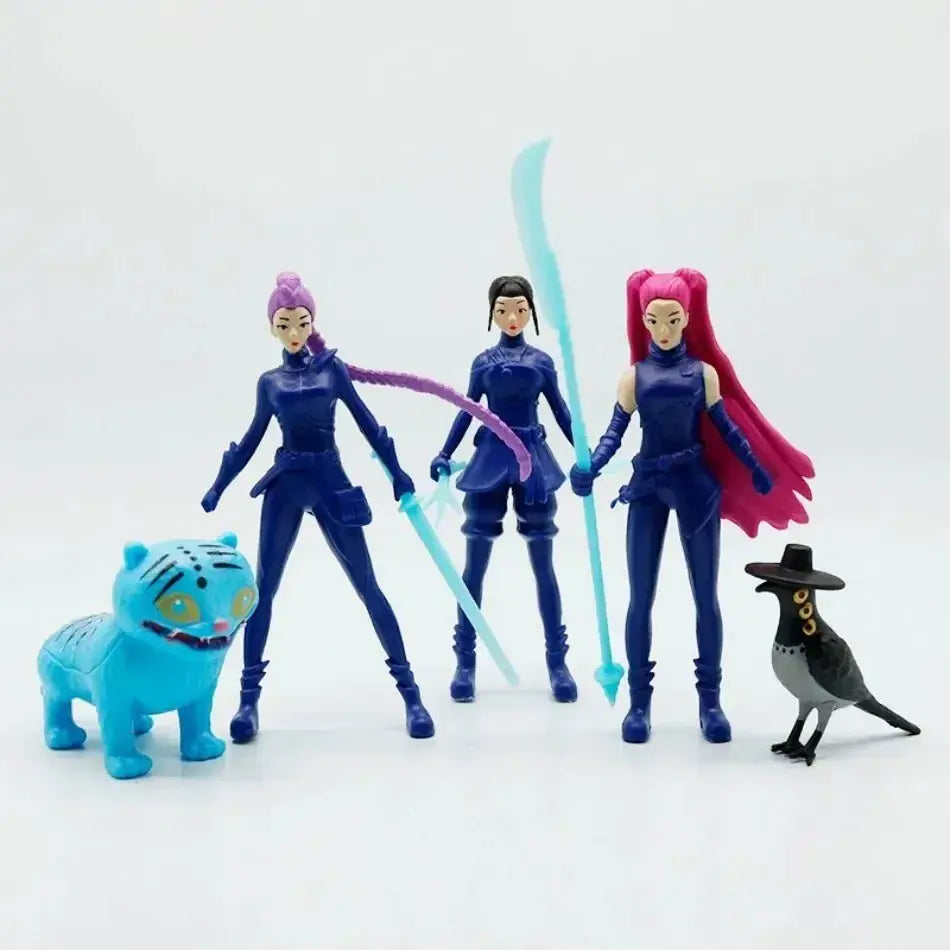 Demon Hunters Action Figure Collectible PVC Desk Decor - ToylandEU