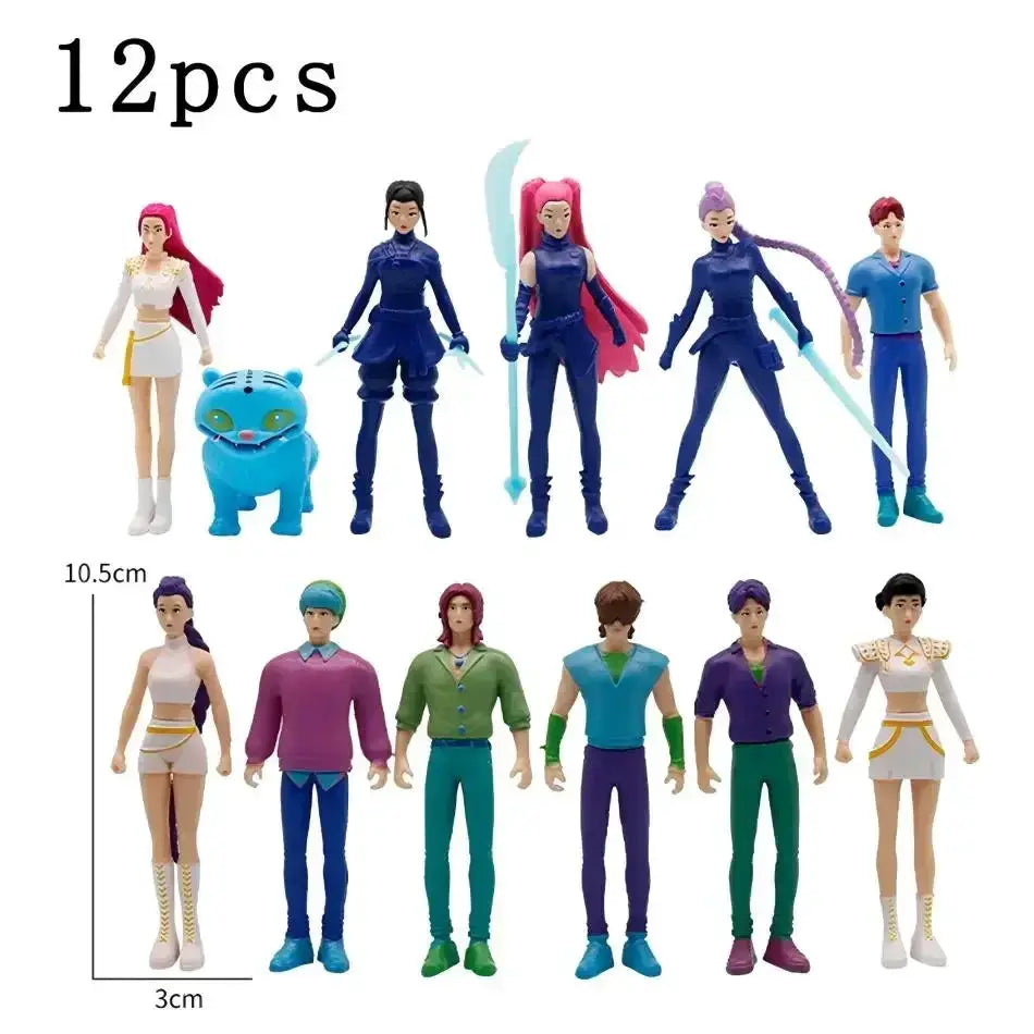 Demon Hunters Action Figure Collectible PVC Desk Decor - ToylandEU