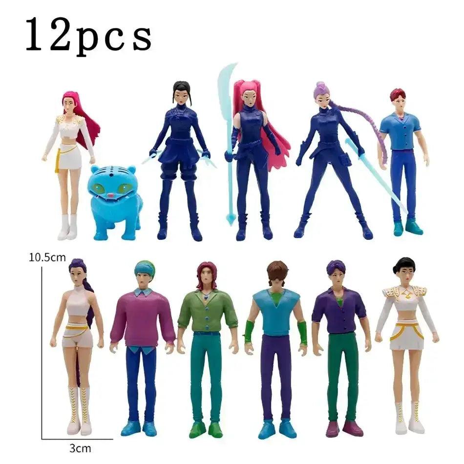  Demon Hunters Action Figure Desk Decor Collectible PVC -  ToylandEU™