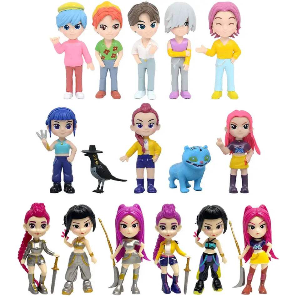 Demon Hunters Anime Figure Set Rumi Zoe Mira -  ToylandEU™