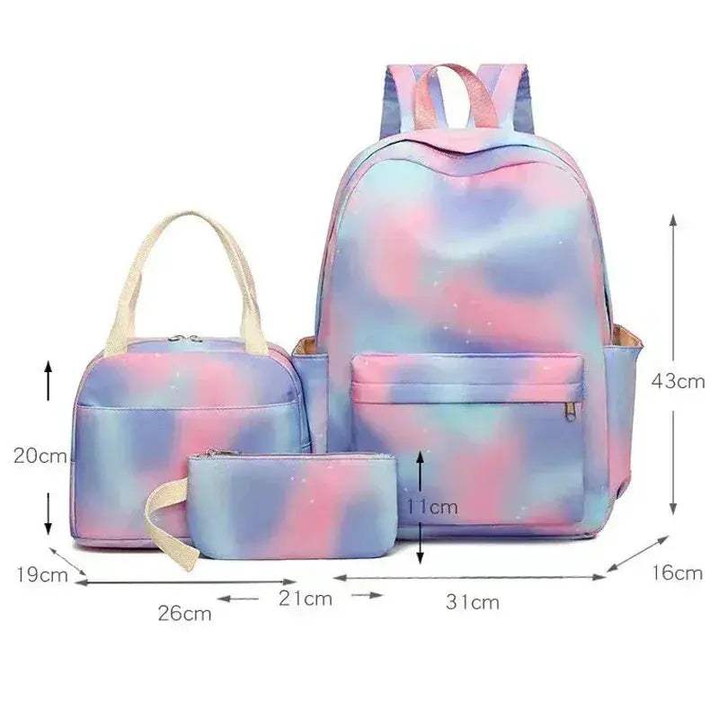 Demon Hunters Durable Nylon Backpack Set With Lunch Bag - ToylandEU