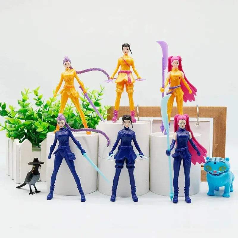 Demon Hunters Kpop Anime Figurine Set For Desk Decor - ToylandEU