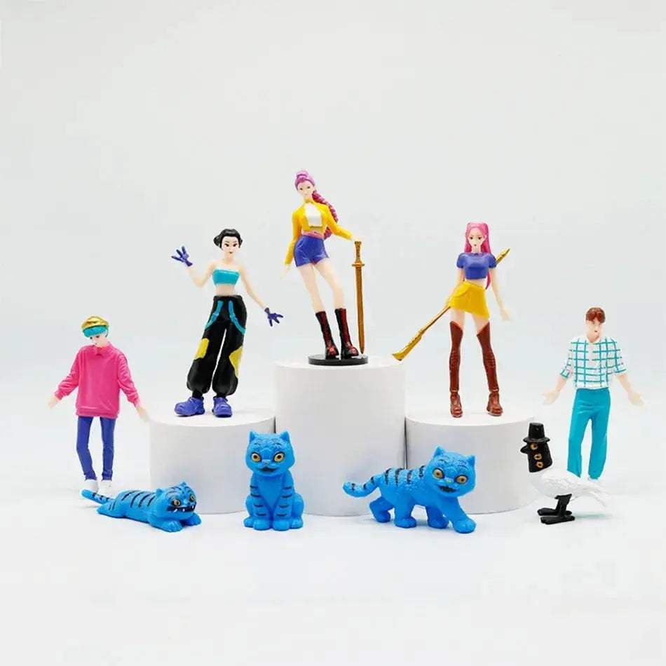 Demon Hunters Kpop Anime Figurine Set For Desk Decor - ToylandEU