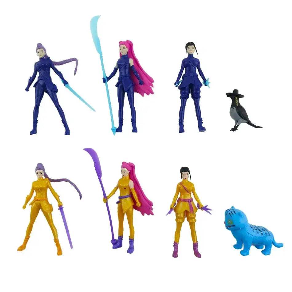 Demon Hunters Kpop Anime Figurine Set For Desk Decor - ToylandEU