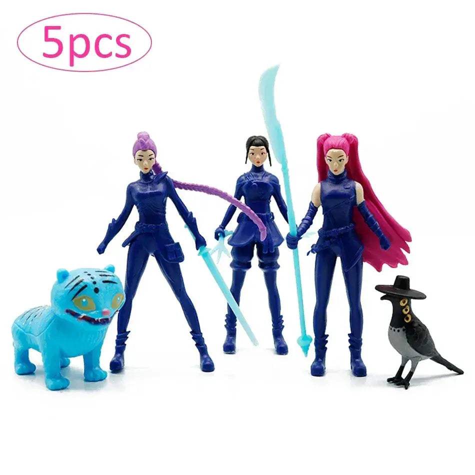 Demon Hunters PVC Figure Anime Figurine Desk Decor - ToylandEU