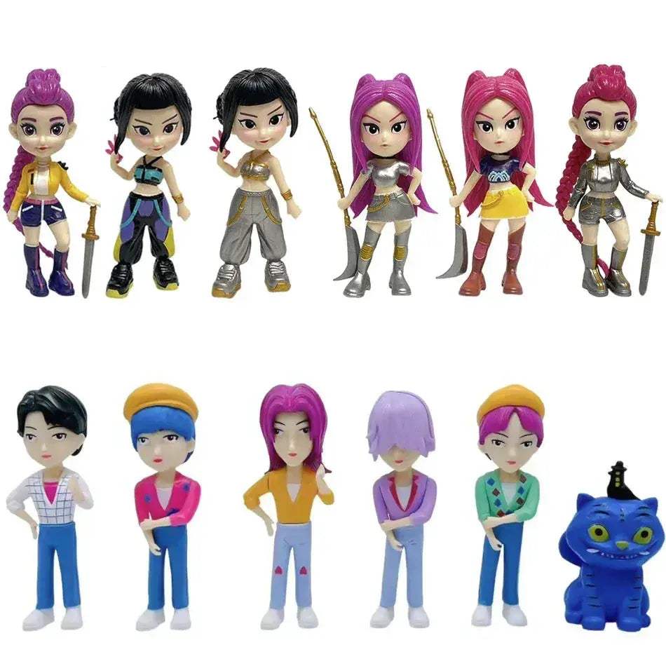 Demon Hunters PVC Figure Rumi Zoe Mira Anime Collectible - ToylandEU