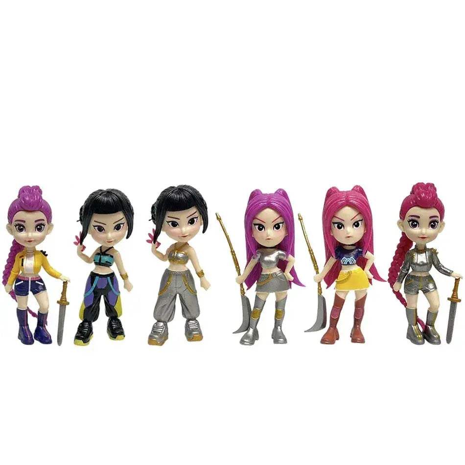 Demon Hunters PVC Figure Rumi Zoe Mira Anime Collectible - ToylandEU