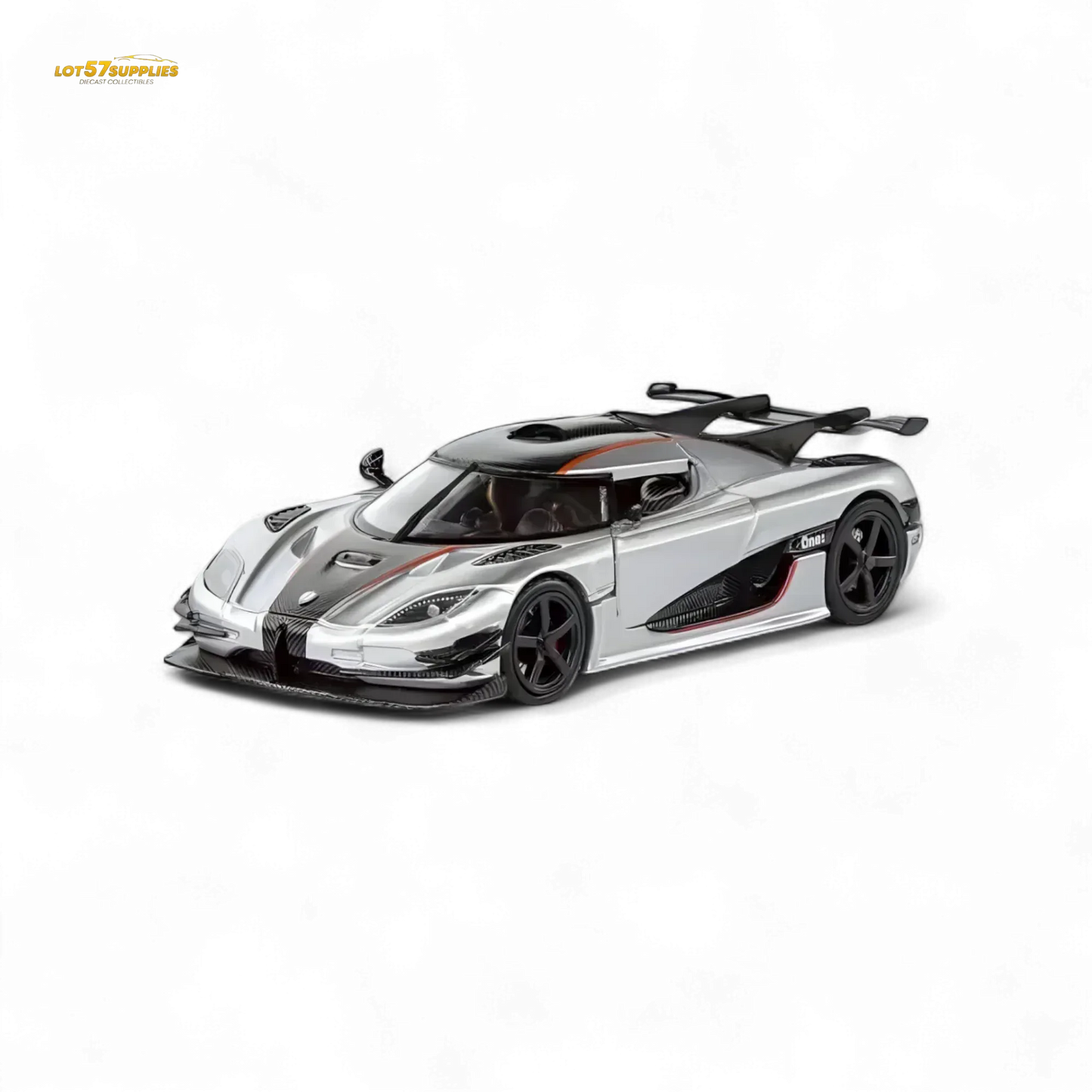 DEMON KING Koenigsegg ONE:1 - Silver 1:64 - ToylandEU