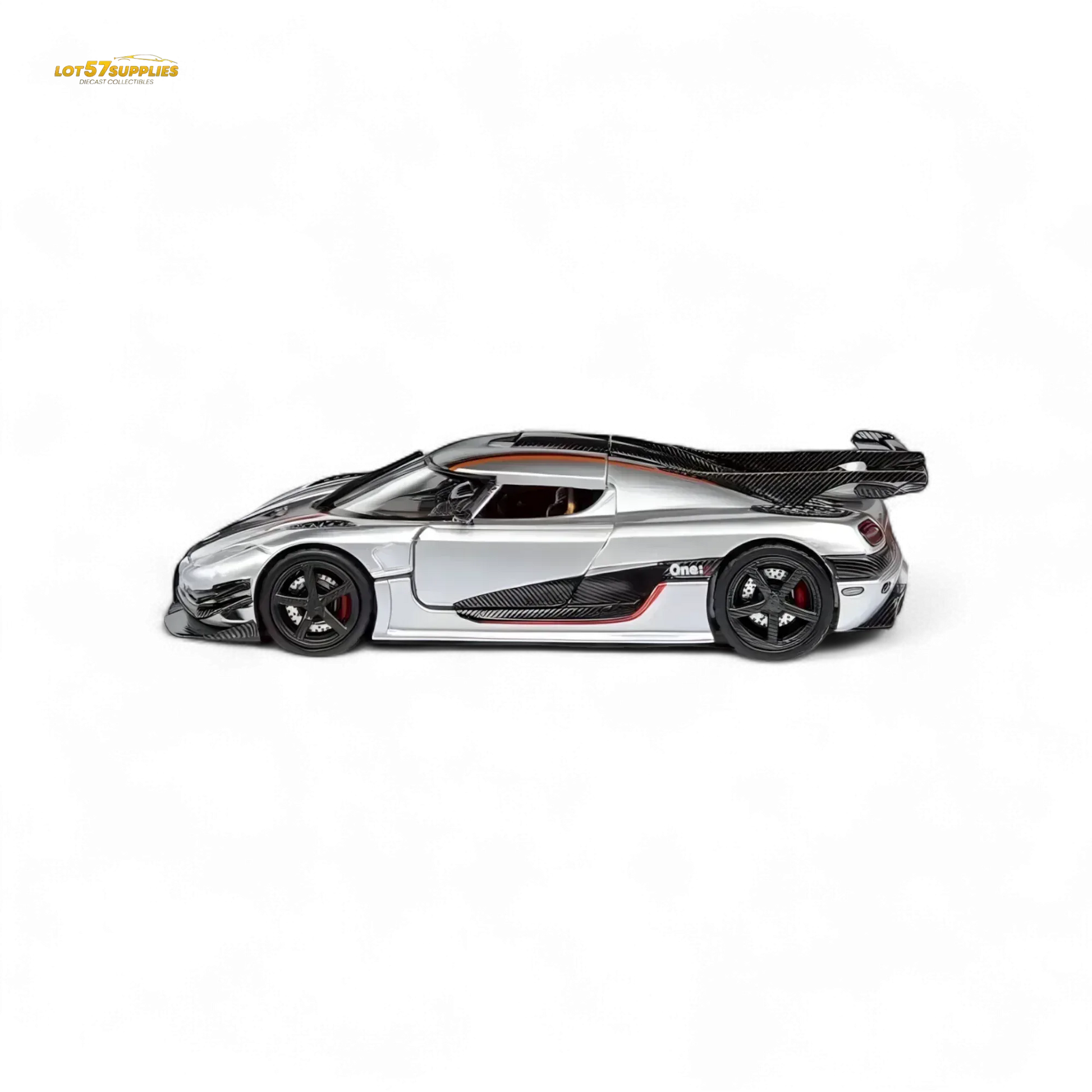 DEMON KING Koenigsegg ONE:1 - Silver 1:64 - ToylandEU