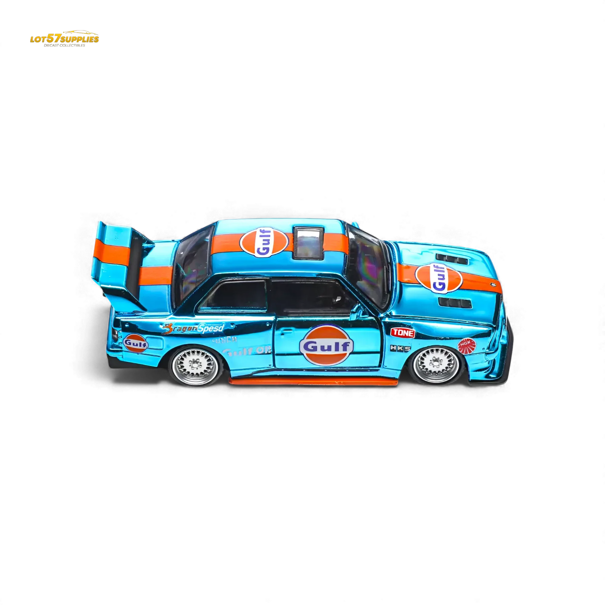 Demon King Auto BMW E30 Gulf Diecast Scale 1 To 64 With Opening Hood - ToylandEU