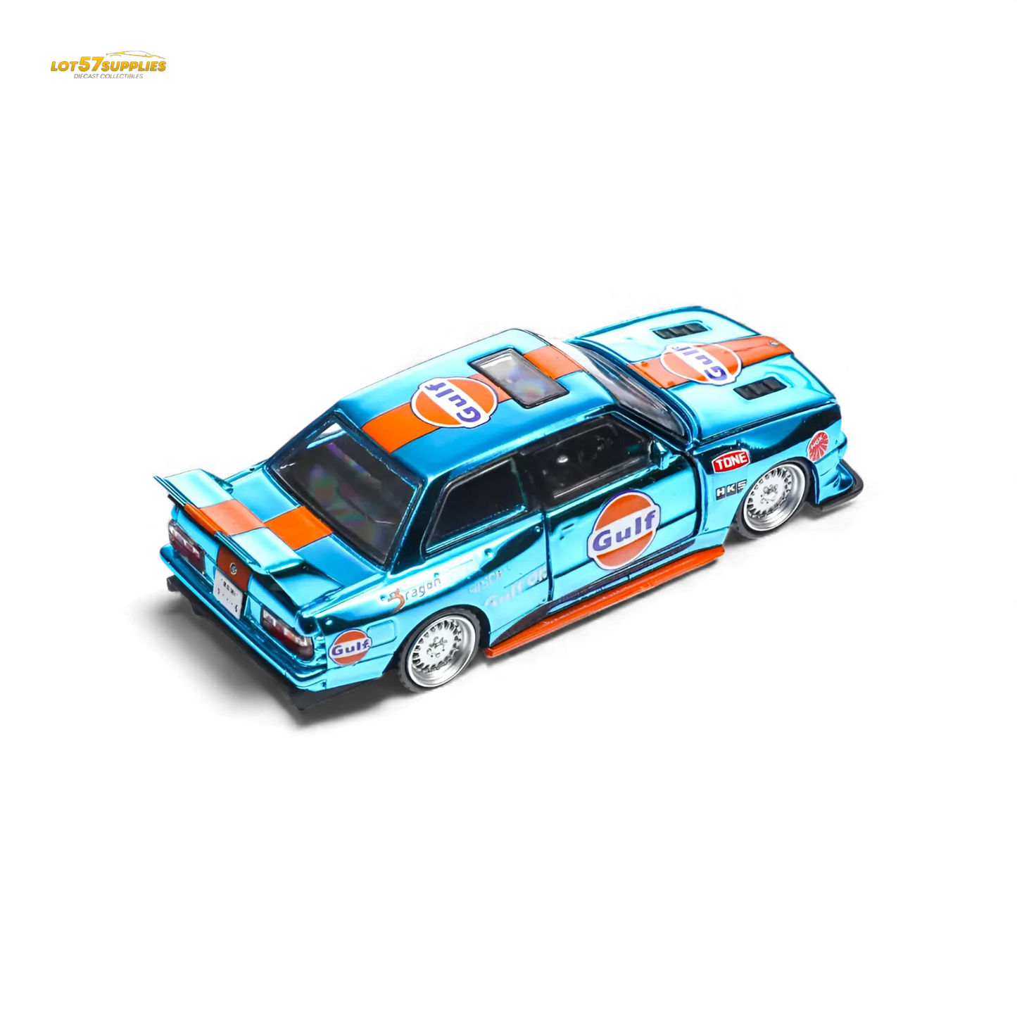 Demon King Auto BMW E30 Gulf Diecast Scale 1 To 64 With Opening Hood - ToylandEU