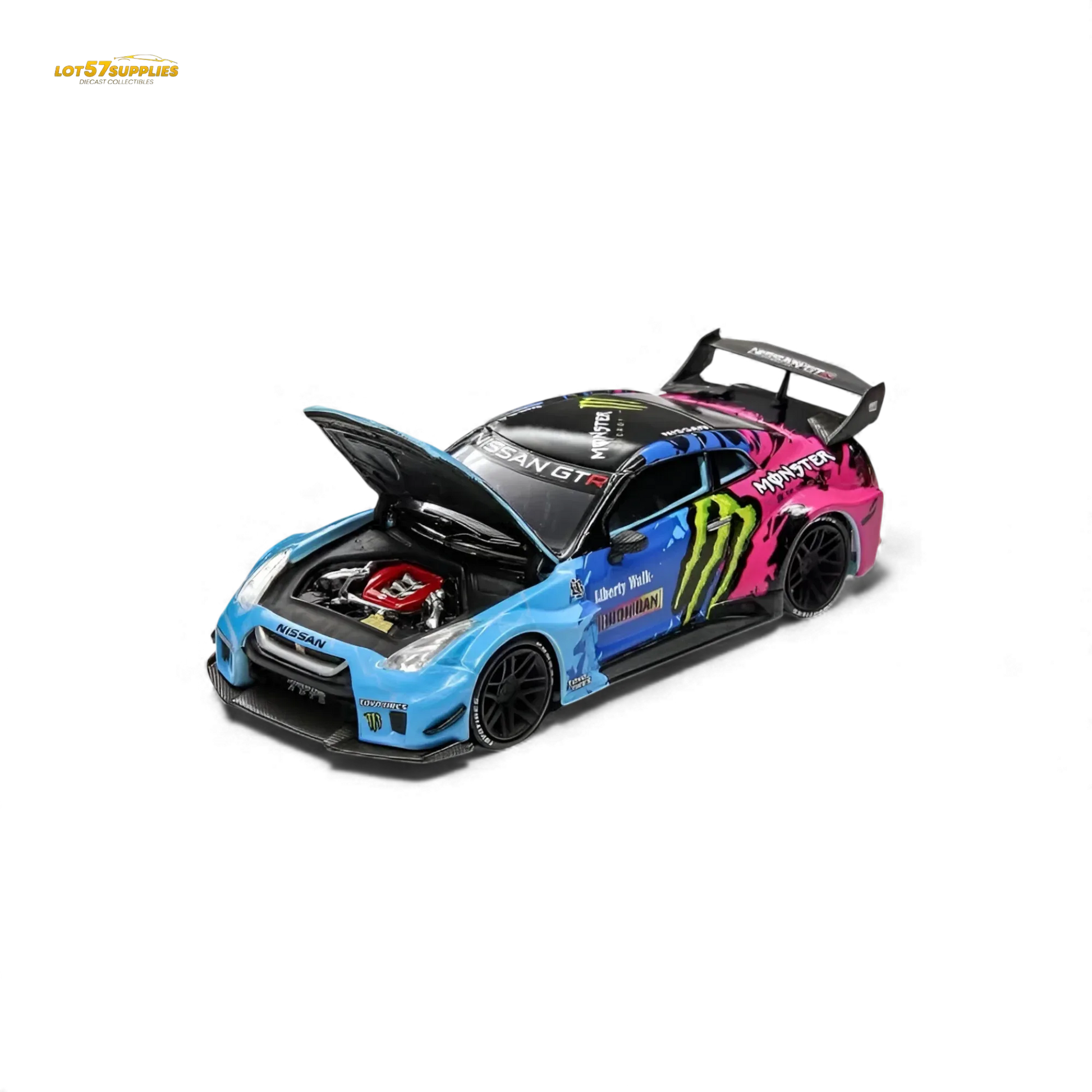 (Pre-Order) Demon King Auto GT-R R35 LBWK Monster Livery 1:64 - ToylandEU