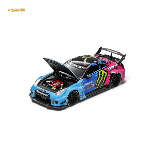  Nissan GTR R35 Diecast LBWK Wide Body Open Hood -  ToylandEU™
