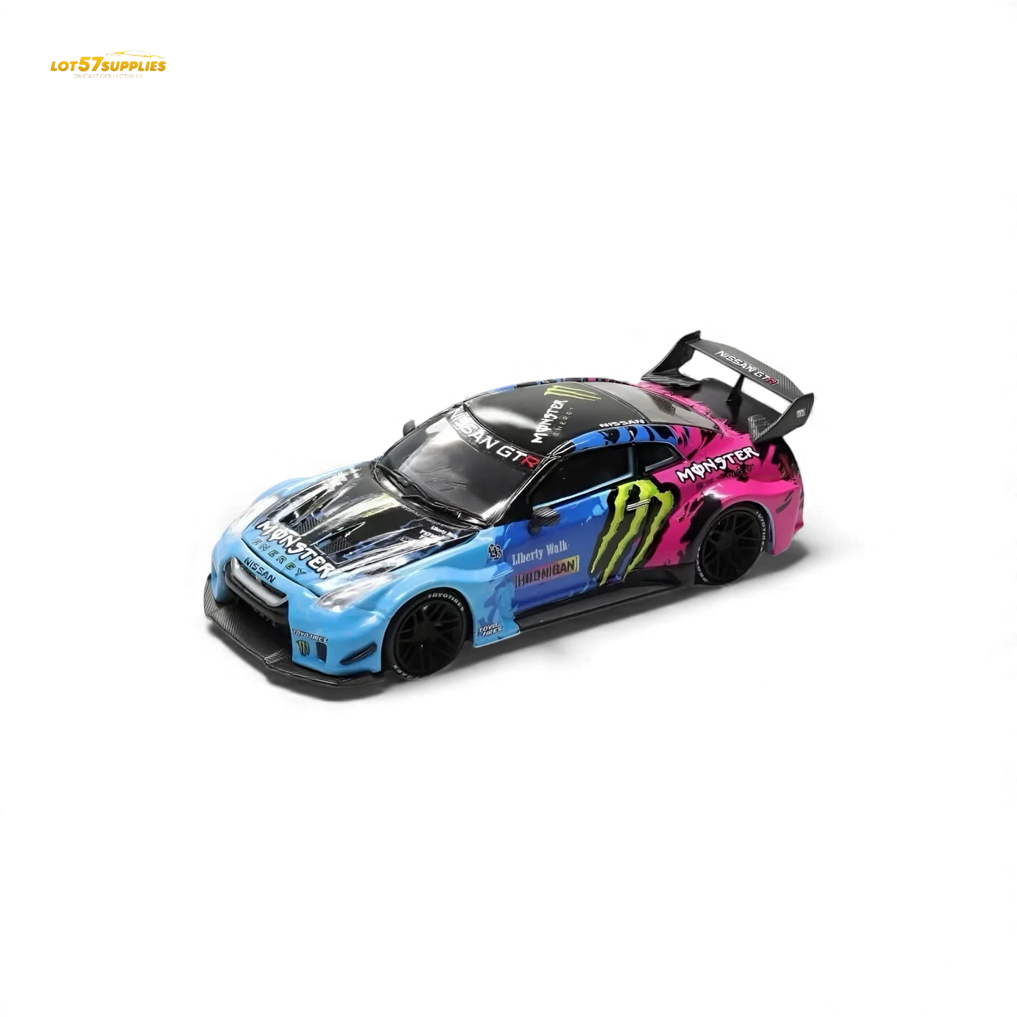(Pre-Order) Demon King Auto GT-R R35 LBWK Monster Livery 1:64 - ToylandEU