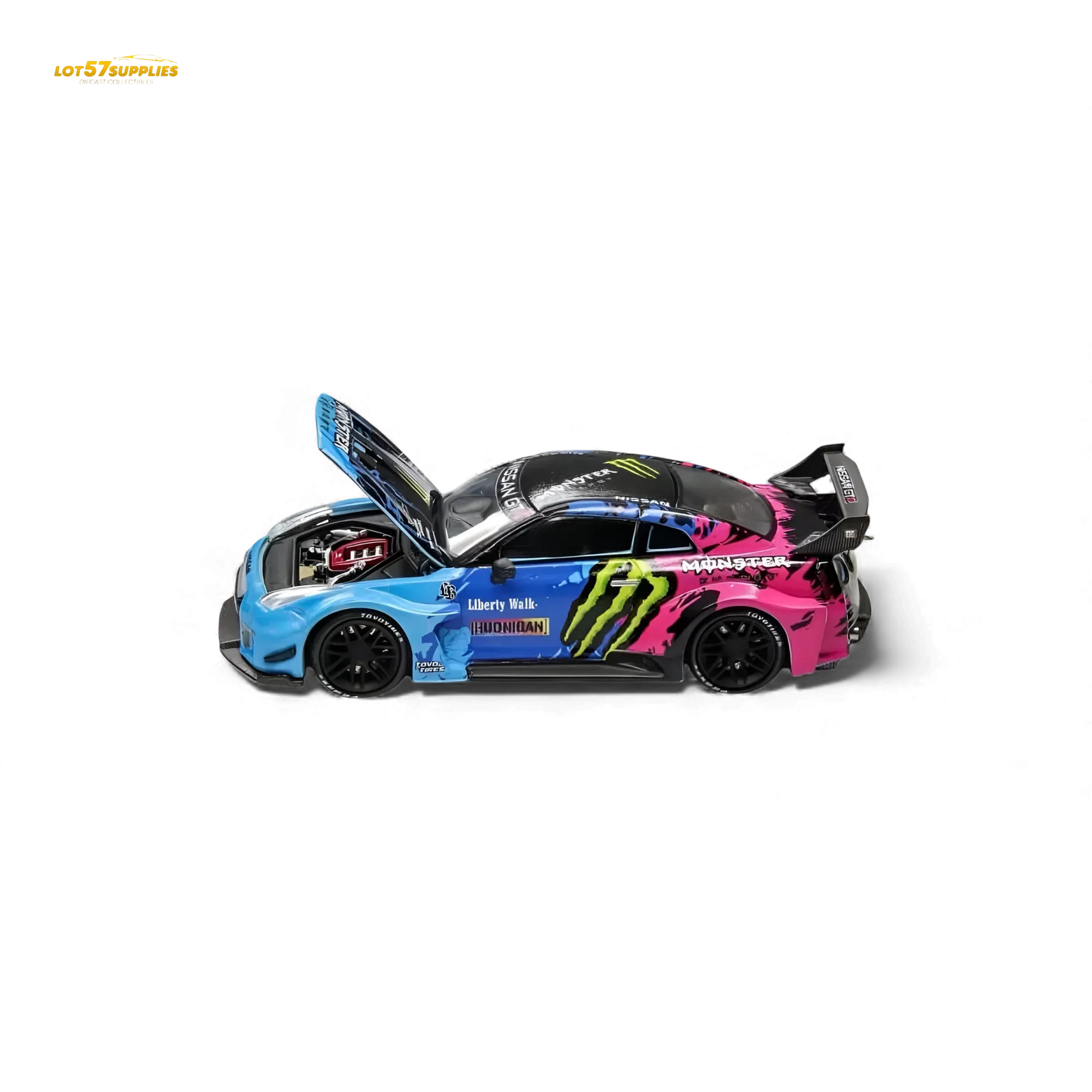 (Pre-Order) Demon King Auto GT-R R35 LBWK Monster Livery 1:64 - ToylandEU